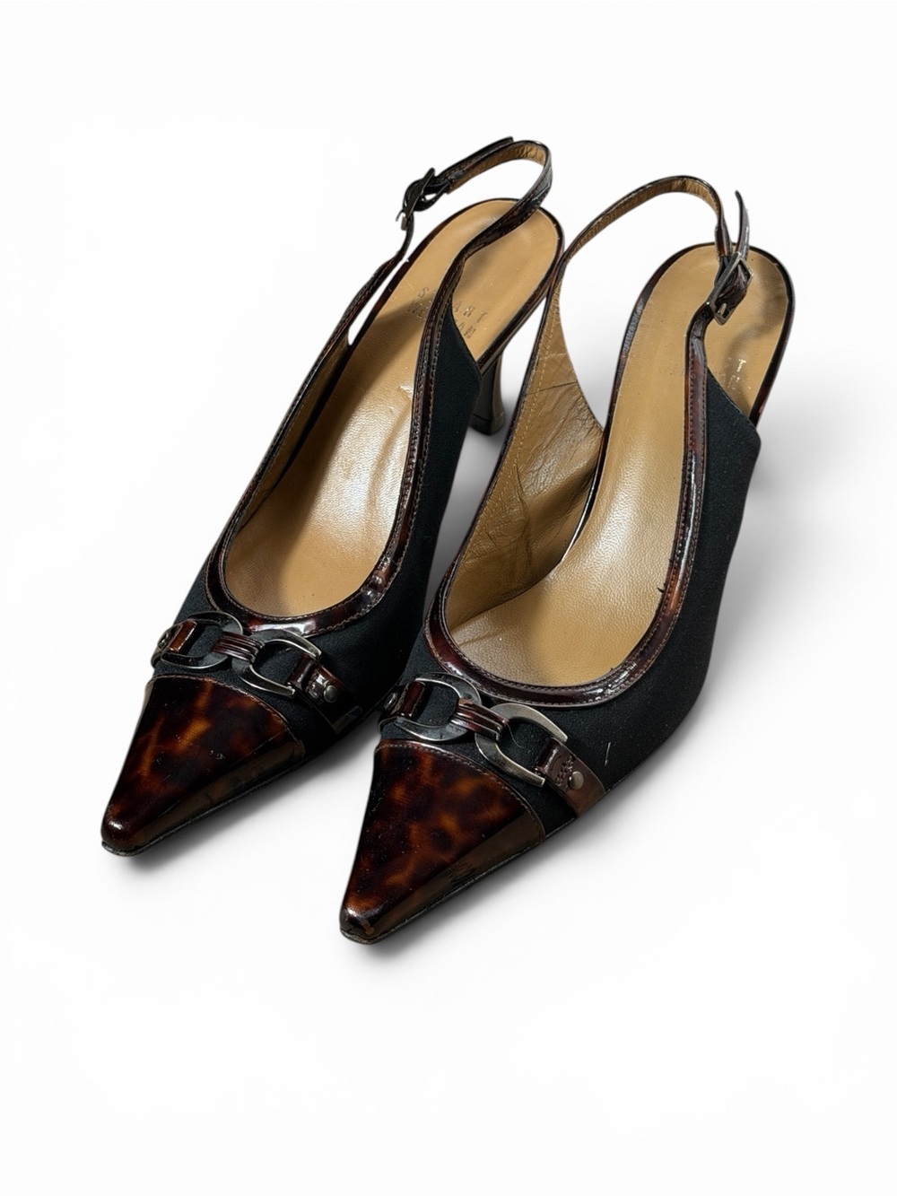 Stuart Weitzman Slingback kitten heels